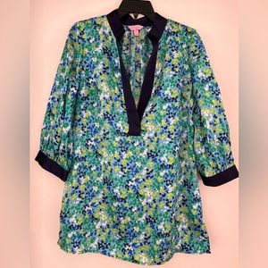 EUC Lilly Pulitzer Gin Gria silk tunic size 8 $248